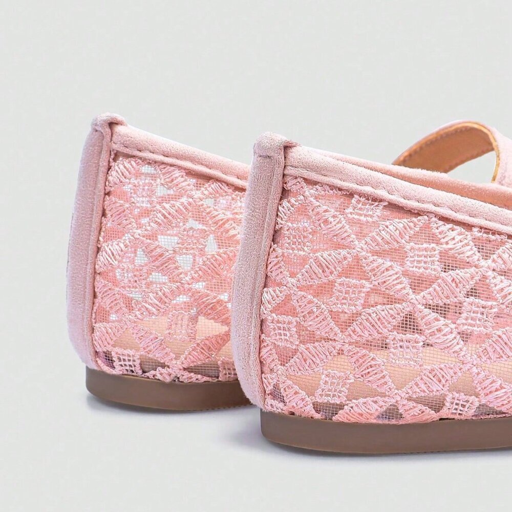 Pink Party Women's Square Toe Slip-On Flat - Picture 7 of 8